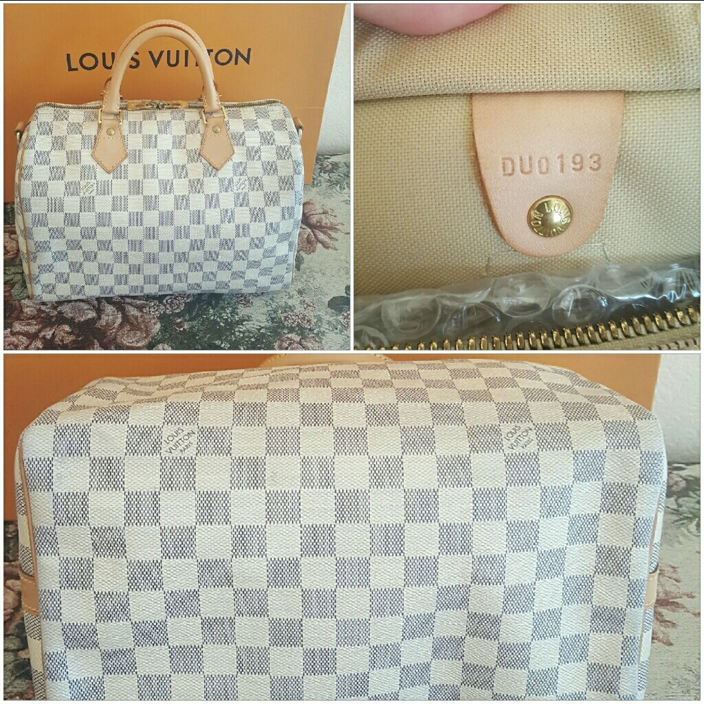 Authentic Louis Vuitton Speedy 30 Azur Bandouliere - Picture 7 of 7